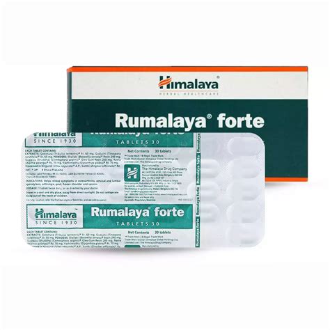 Himalaya Rumalaya Forte 30 Tablets Price Uses Side Effects Composition Apollo Pharmacy