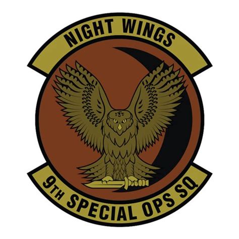 9 Sos Night Wings Ocp Patch 9th Special Operation Squadron Patches