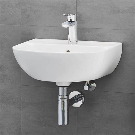 Grohe Bau Ceramic 450mm 1TH Wall Hung Basin 39424000