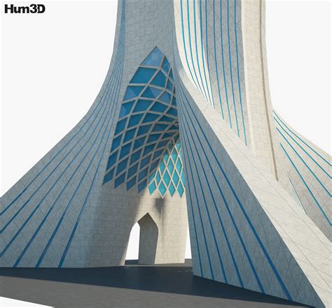 Azadi Tower 3D model - Architecture on Hum3D