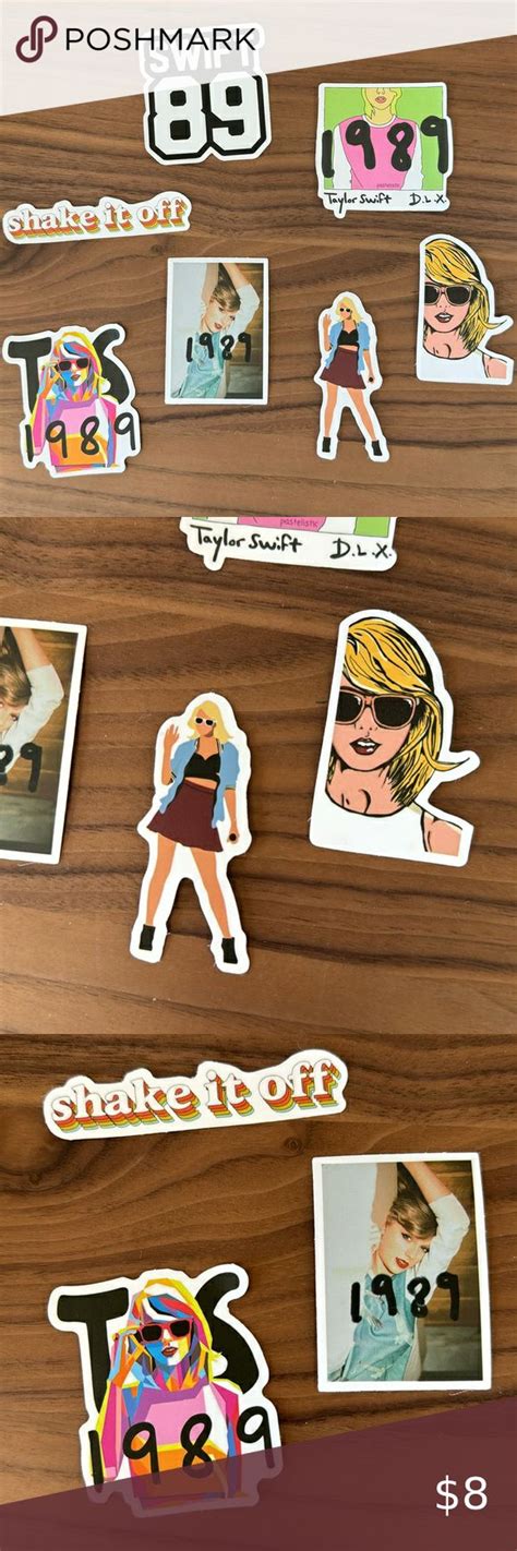 1989 Taylors Version 7 Pack Of Stickers Taylor Swift Merch Shake It