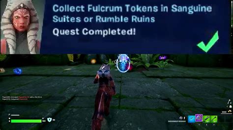 Collect Fulcrum Tokens In Sanguine Suites Or Rumble Ruins Fortnite