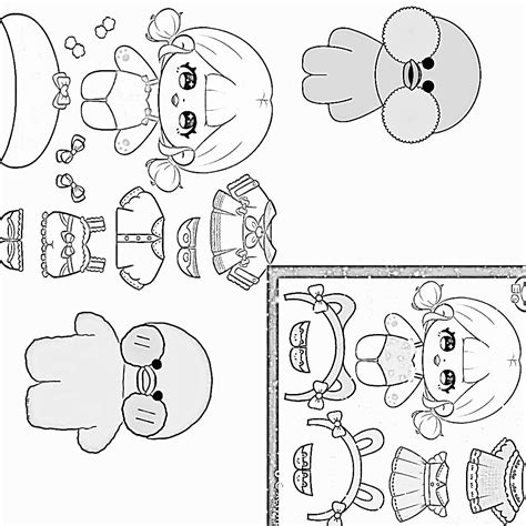 Pin Em Color Your Own Paper Dolls Boca Para Colorir Roupas De Boneca