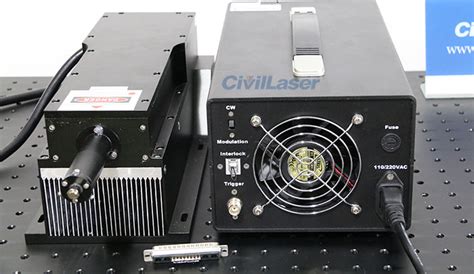 532nm 4W High Power Green Fiber Coupled Laser With Power Supply