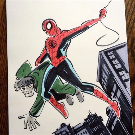classical spider man web swinging sketch spiderman marvel wallpaper