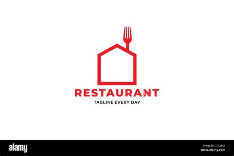 simple minimalist line restaurant food fork logo design icon Stock Vector Image & Art - Alamy