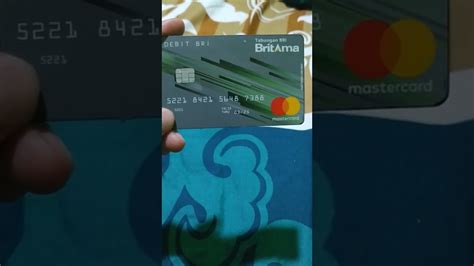 Letak Nomor Bbtt Cvcandcvv Di Kartu Atm Bri Britama Tipe Mastercard