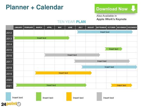 Planner + Calendar: Editable PowerPoint Slides