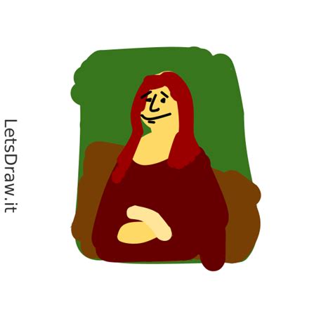 How To Draw Mona Lisa LetsDrawIt