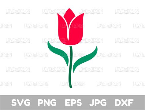 Tulip Svg For Cricut