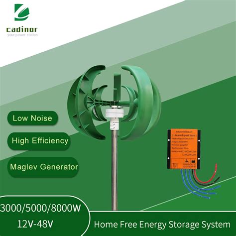 3000w 5000w Vertical Wind Turbine 12v 24v 48v Small Windmill Free Energy 220v Household Farm