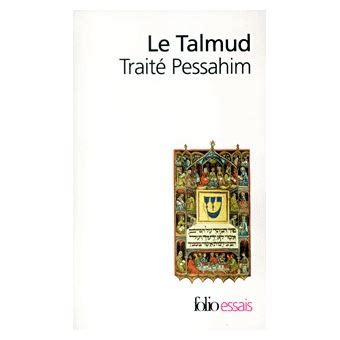 Le Talmud Trait Pessahim Poche Anonyme Isra L Salzer Achat