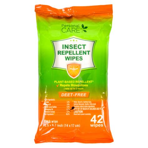 Personal Care Insect Repellent Wipes Ct Pinecone Distribution Inc