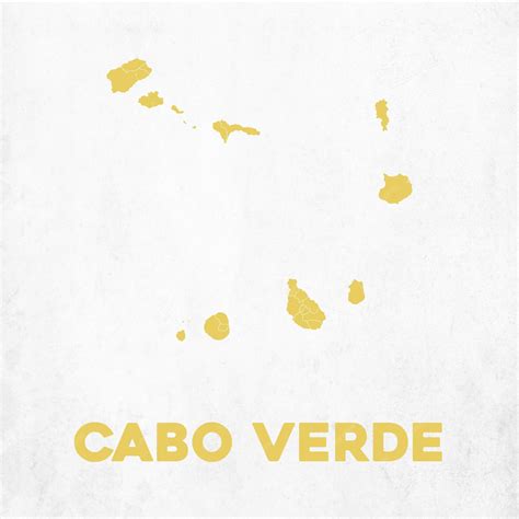 Premium Vector | Detailed Cabo Verde Map