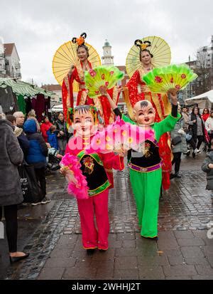 Romford Gro Britannien Februar Romford Feiert Das Chinesische