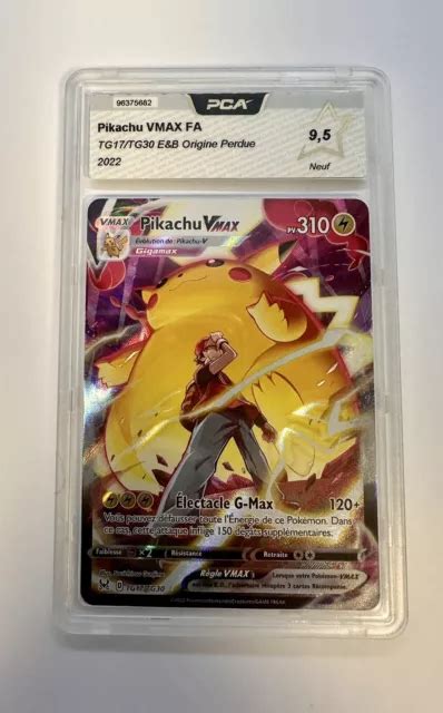 PIKACHU VMAX FULL Art Pokémon Tg17 Tg30 Eb11 Origine Perdue Pca 9 5