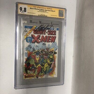 Giant Size X Men Cgc Ss Signed Chris Claremont Ebay