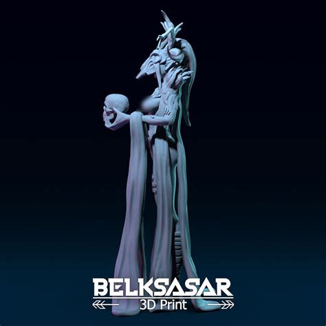 Female Wendigo Normal And Nude 3D Model 3D Printable CGTrader