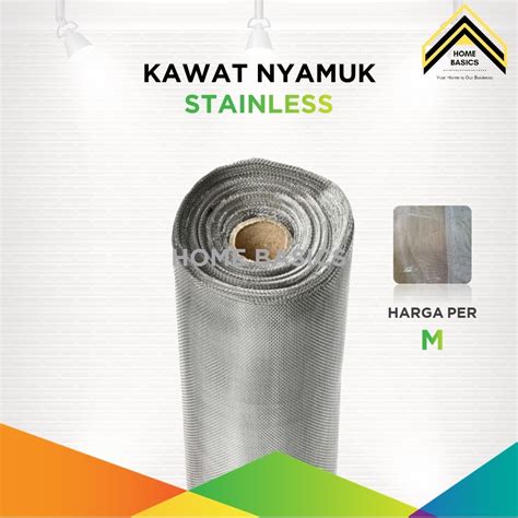 Jual Kawat Nyamuk Stainless Meteran Kasa Nyamuk Shopee Indonesia