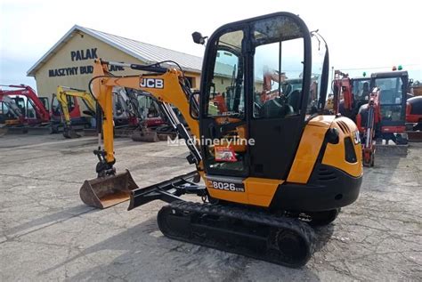 JCB 8026 mini excavator for sale Poland GRODKÓW TV36981