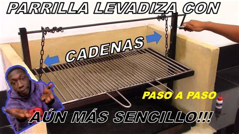 A N M S F Cil C Mo Hacer Sistema Casero Elevador De Parrilla Asador De