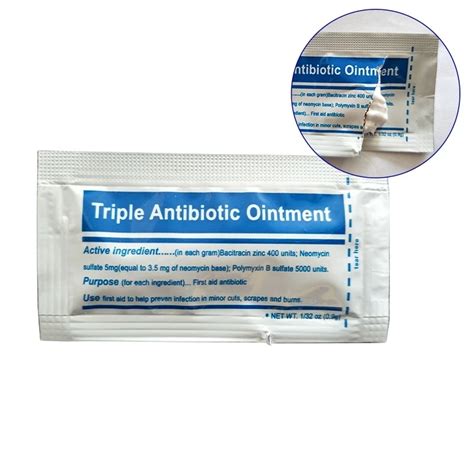 Gel De Pommade Antiallergique Triple 0 9 G paquet Pour Les Brûlures