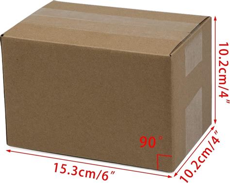 25 6x4x4 Cardboard Paper Boxes Mailing Packing Shipping Box Corrugated