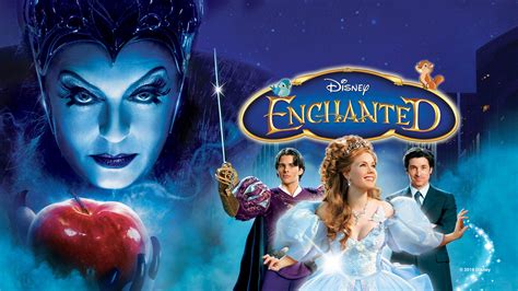 Download Enchanted Movie Poster With Logo Wallpaper | Wallpapers.com