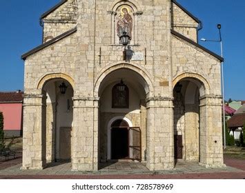 Orthodox Stone Church Sremska Kamenica Serbia Stock Photo 728578969 ...