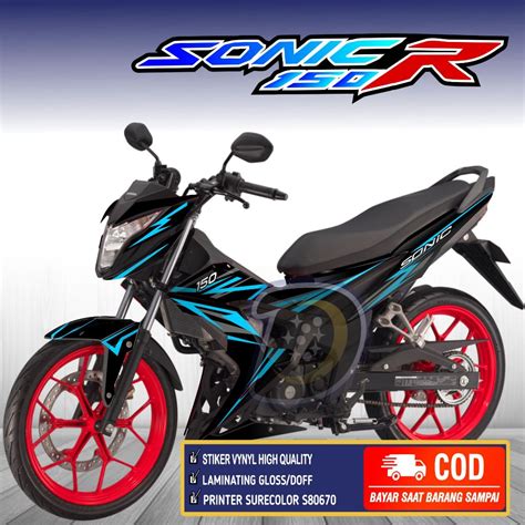 Jual Stiker Honda Sonic R Decal Sonic R Striping Honda Sonic