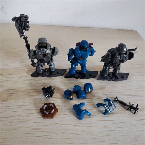 Pcs Mega Construx Halo Burte Dxr Spartan Cqc Armors Changable