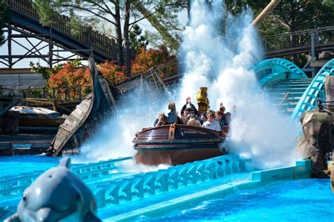 Europa Park Rust Germany April 20th 2022 Water Roller Coaster