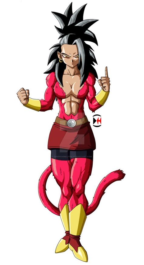 Kale Super Saiyan 4 By Darkhameleon Dragon Ball Super Artwork Dragon