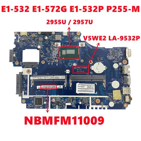 NBMFM11009 NB MFM11 009 For Acer ASPIRE E1 532 E1 572G E1 532P P255 M