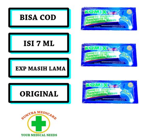 Komix OBH Sachet Rasa Jeruk Nipis Obat Batuk Hitam Isi 7 Ml Lazada