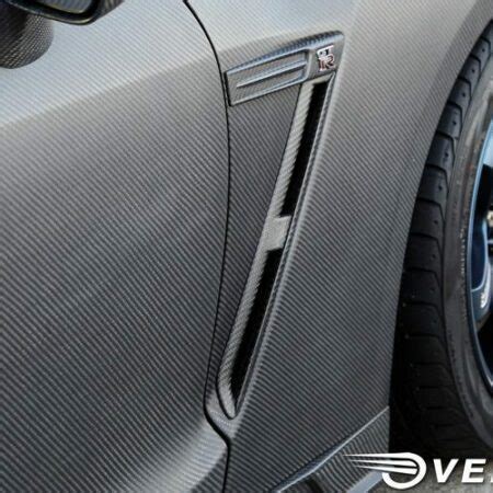 Overtake Dry Carbon Front Fender Side Vent For Nissan Gt R R