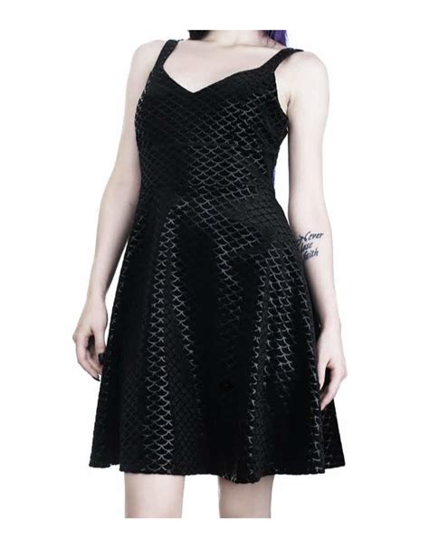 Kill Star Black Sea Skater Dress Nwt New Discontinued Munimoro Gob Pe