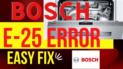 Bosch Dishwasher Service Repair