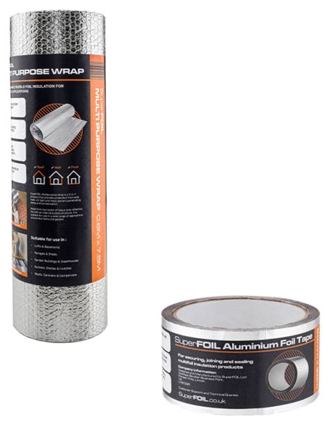 Superfoil Multipurpose Insulation 0 6m X 7 5m And Foil Tape Set Uk