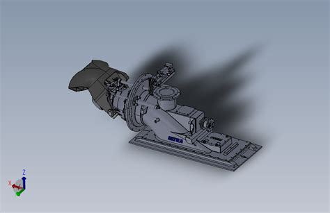 Sw喷水推进器模型三维 Solidworks 2014 模型图纸下载 懒石网