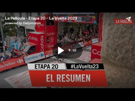 Vuelta a España 2023 Vídeo resumen de la 20ª etapa