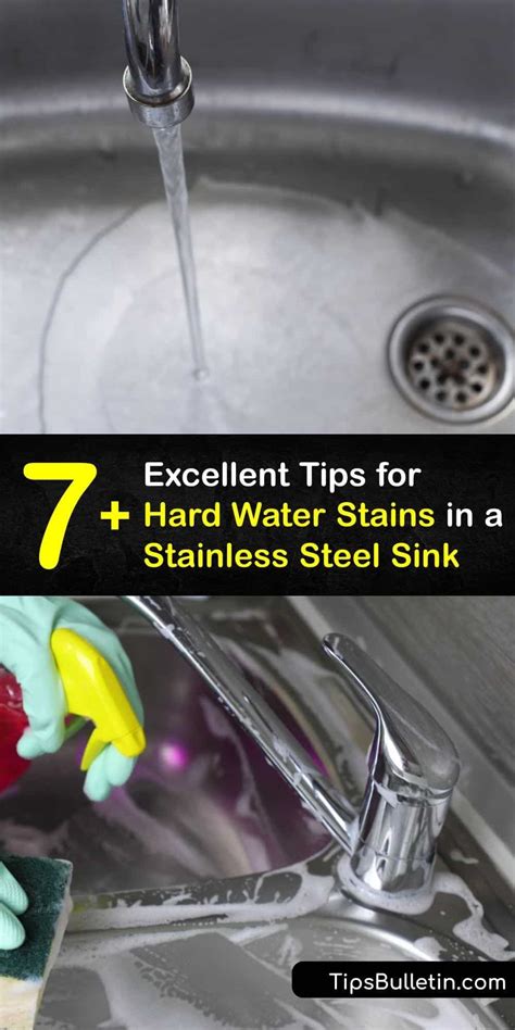 7 Tips To Remove Hard Water Stains From Stainless Steel Sink