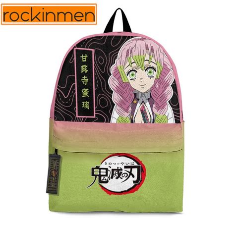 Mitsuri Kanroji Character Demon Slayer Anime Backpack Everyday Carry Gear Cool Backpacks