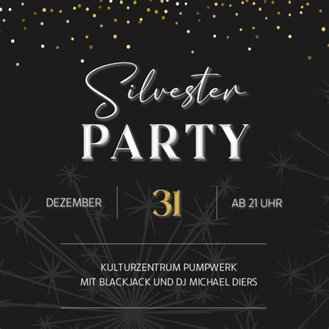 Silvesterparty Im Pumpwerk Whv Vorverk Ufer Dein