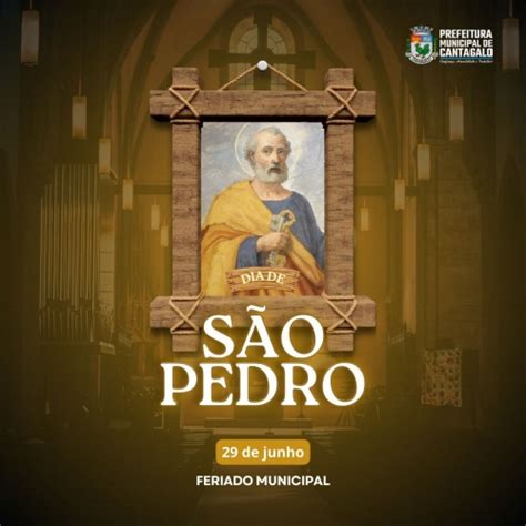 Dia De Sao Pedro É Feriado - 29 de junho - Dia de São Pedro - Feriado Municipal em Cantagalo/RJ