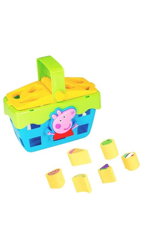 🆕 BNIB Peppa Pig's Shape Sorter Picnic Set with Sound Effects, Babies & Kids, Baby Nursery ...