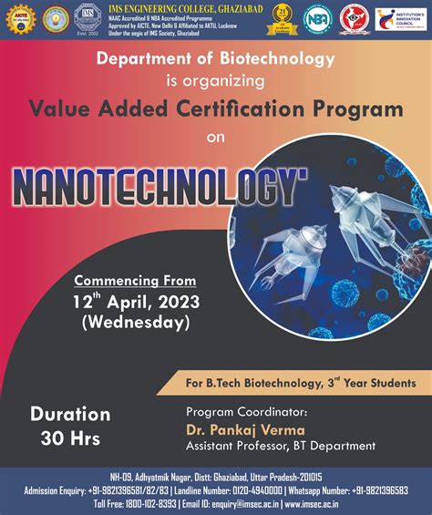 Certification Program on Hydroponic Techniques and its Applications and Nanotechnology with ...