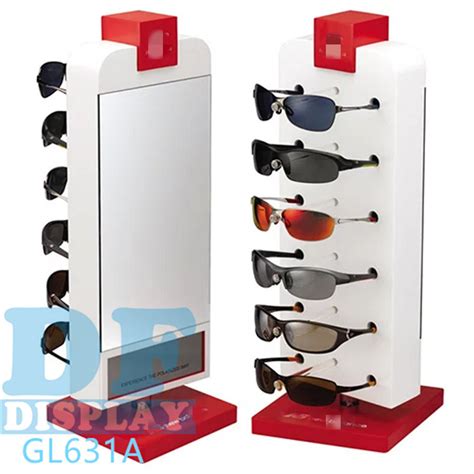 Acrylic Rotating Sunglass Eyewear Display Stand Spinning Eyewear