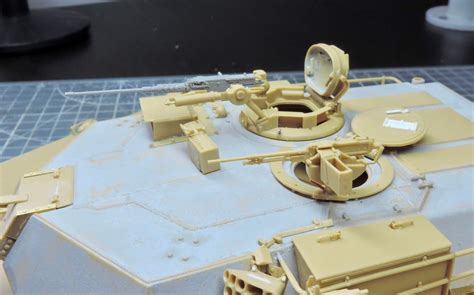 Pete's Model World : M1 Abrams Even More Turret Work