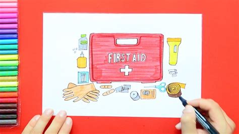 How To Draw First Aid Kit